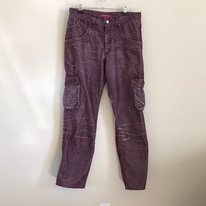 P.O.V. Men’s Corduroy Cargo Pants Size 34